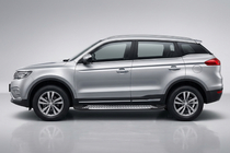 Geely Emgrand X7 2011– Boční nášlapy Line (2 ks, hliník) fotografie 1