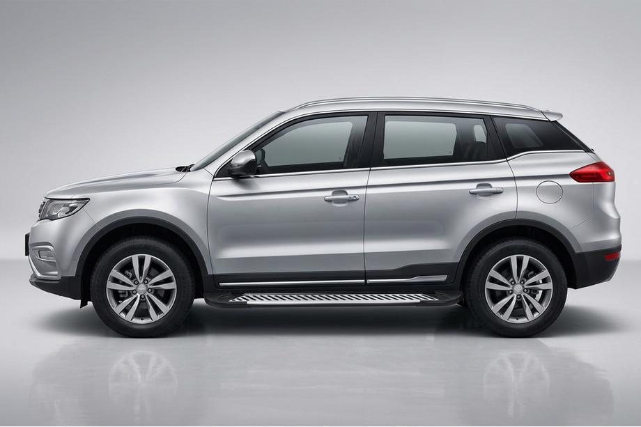 Geely Emgrand X7 2011– Boční nášlapy Line (2 ks, hliník) Image