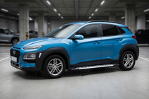Hyundai Kona 2017–2023 Boční nášlapy Line (2 ks, hliník) fotografie 1