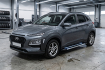 Hyundai Kona 2017–2023 Boční nášlapy RedLine V1 (2 ks, hliník) fotografie 1