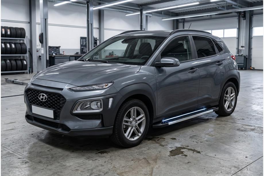 Hyundai Kona 2017–2023 Boční nášlapy RedLine V1 (2 ks, hliník) Image