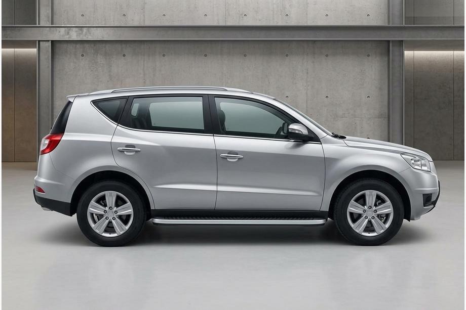 Geely Emgrand X7 2011– Boční prahy Tayga Grey (2 ks, hliník) Fotografie 1