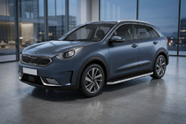 Kia Niro 2016–2021 Boční prahy Tayga Grey (2 ks, hliník) fotografie 1