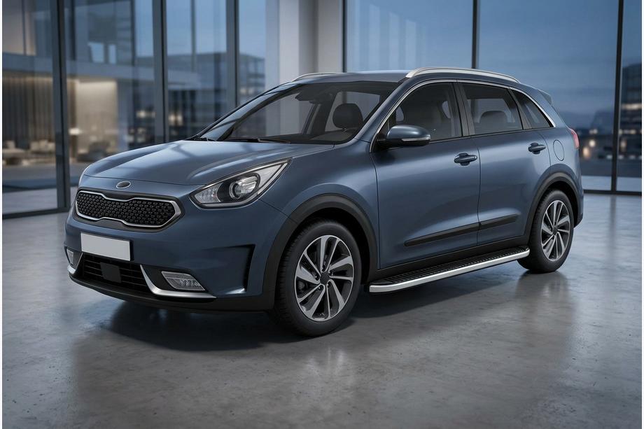 Kia Niro 2016–2021 Boční prahy Tayga Grey (2 ks, hliník) Image