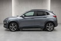Hyundai Kona 2017–2023 Boční prahy Bosphore Grey (2 ks, hliník) fotografie 1