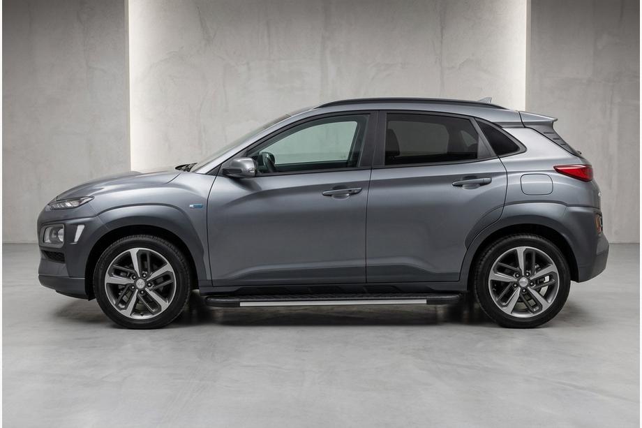 Hyundai Kona 2017–2023 Boční prahy Bosphore Grey (2 ks, hliník) Image