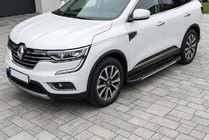 Renault Koleos 2016–2024 Boční prahy Bosphore Grey (2 ks, hliník) fotografie 1