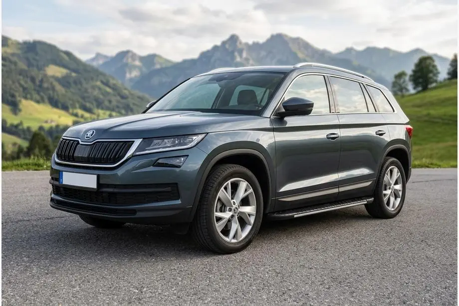 Skoda Kodiaq 2016–2023 Boční prahy Bosphore Grey (2 ks, hliník) Image