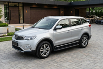 Geely Emgrand X7 2011– Boční nášlapy Bosphore Black (2 ks, hliník) fotografie 1