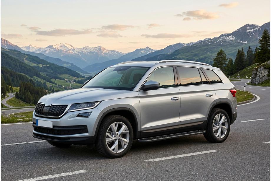 Skoda Kodiaq 2016–2023 Boční nášlapy Bosphore Black (2 ks, hliník) Image