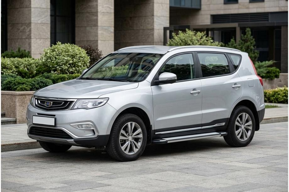 Geely Emgrand X7 2011– Boční nášlapy Rainbow (2 ks, hliník) Image