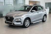 Hyundai Kona 2017–2023 Boční nášlapy Maya V2 (2 ks, hliník) fotografie 1