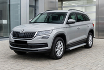 Skoda Kodiaq 2016–2023 Boční nášlapy Maya V2 (2 ks, hliník) fotografie 1
