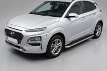 Hyundai Kona 2017–2023 Boční nášlapy Maydos V1 (2 ks, hliník) fotografie 1