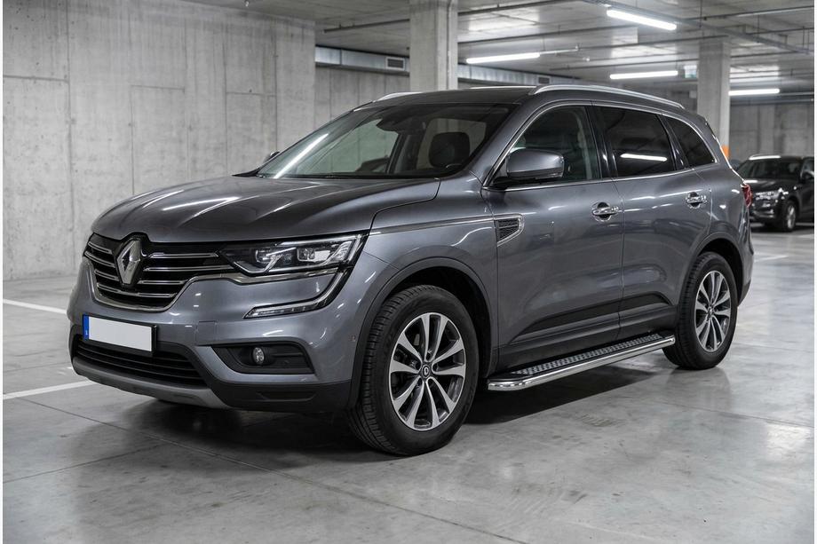 Renault Koleos 2016–2024 Boční prahy Maydos V2 (2 ks, hliník ↗ nerez) Image