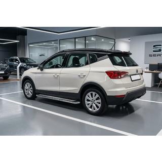 Boční prahy Maydos V2 (2 ks, hliník ↗ nerez) Seat Arona 2017– fotografie 1