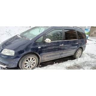 Okenní lišty (4 ks, nerez) Seat Alhambra 1996–2010 fotografie 2