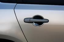 Mazda 6 2003–2008 Chromové misky pod kliku (4 ks, nerez) fotografie 1