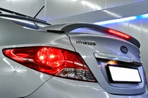 Hyundai Accent 2011–2017 Spoiler Niken V2 (k lakování) fotografie 2