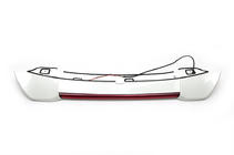 Toyota Land Cruiser 200 2007–2021 Spoiler s LED (2016-2021) fotografie 9