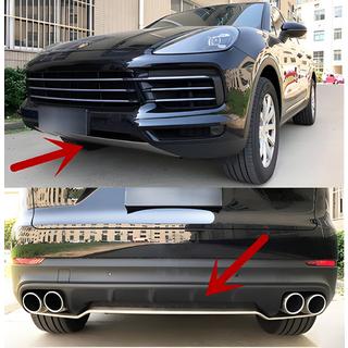 Přední a zadní lip spoilery Porsche Cayenne 2018– fotografie 1