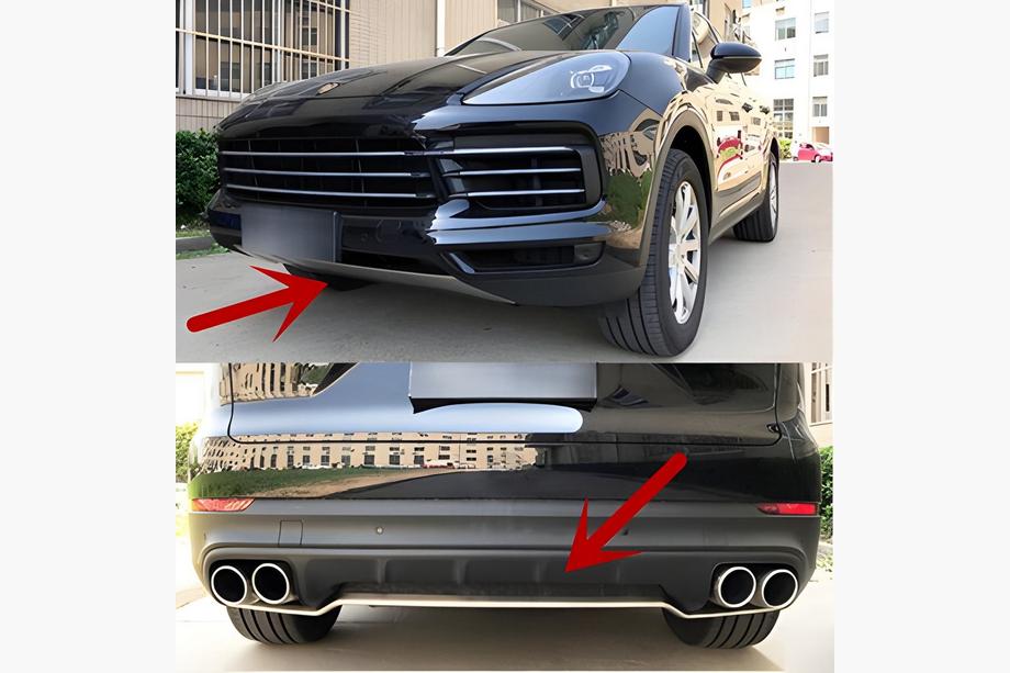 Porsche Cayenne 2018– Přední a zadní lip spoilery Image