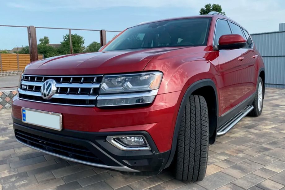 Volkswagen Atlas (Terramont) 2016– Boční nášlapy OEM (2 ks, hliník) Image