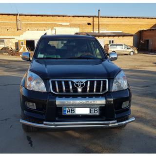Přední ochranný rám ST014 (nerez) Toyota Land Cruiser Prado 120 2002–2009 fotografie 2