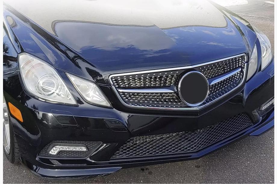 Mercedes E-Class kupé C207 2010–2017 Predni maska chladice (2009-2013, Diamond Silver) Fotografie 1