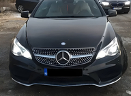 Mercedes E-Class kupé C207 2010–2017 Přední maska chladiče (2014-2016, Diamond Silver) fotografie 3