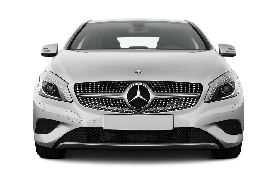 Mercedes A-class W176 2012–2018 Přední maska chladiče Diamond Silver (2012-2015) Fotografie 1