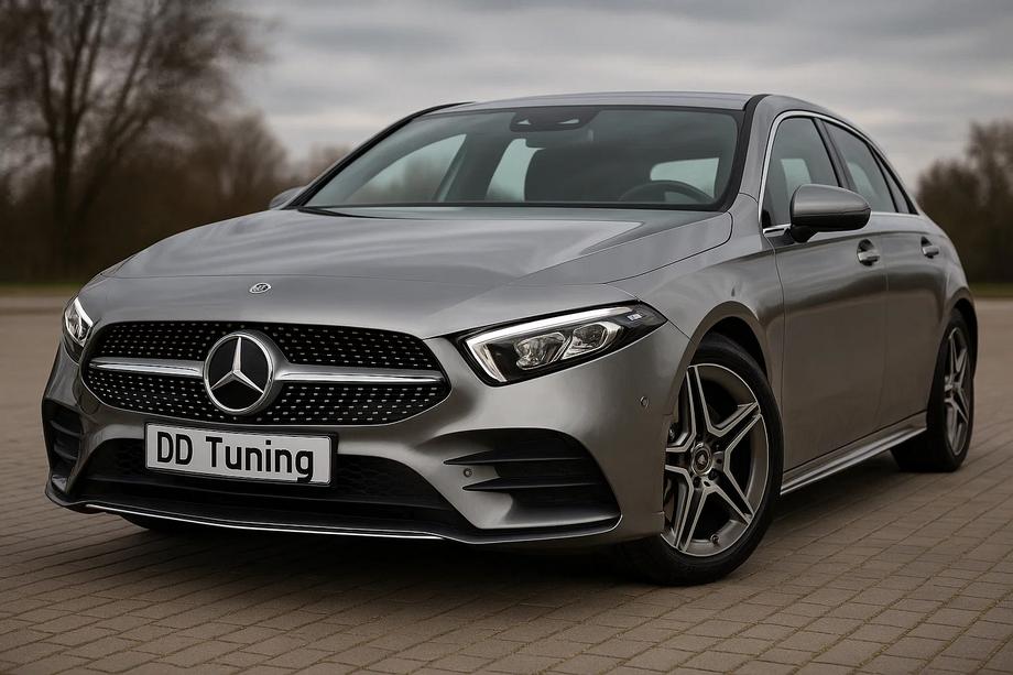 Mercedes A-class W177 2018– Přední maska chladiče Diamond Silver (pro 2018-2022) Image