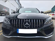 Mercedes C-Class W205 2014–2021 Přední maska Panamericana GT (pro Avantgarde/AMG-Line/C43 AMG) fotografie 7