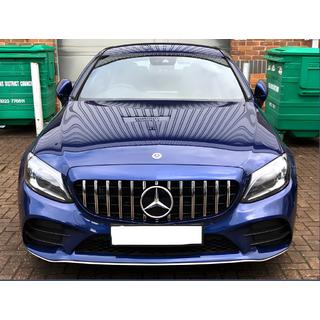 Přední maska Panamericana GT (pro Avantgarde/AMG-Line/C43 AMG) Mercedes C-Class W205 2014–2021 fotografie 2