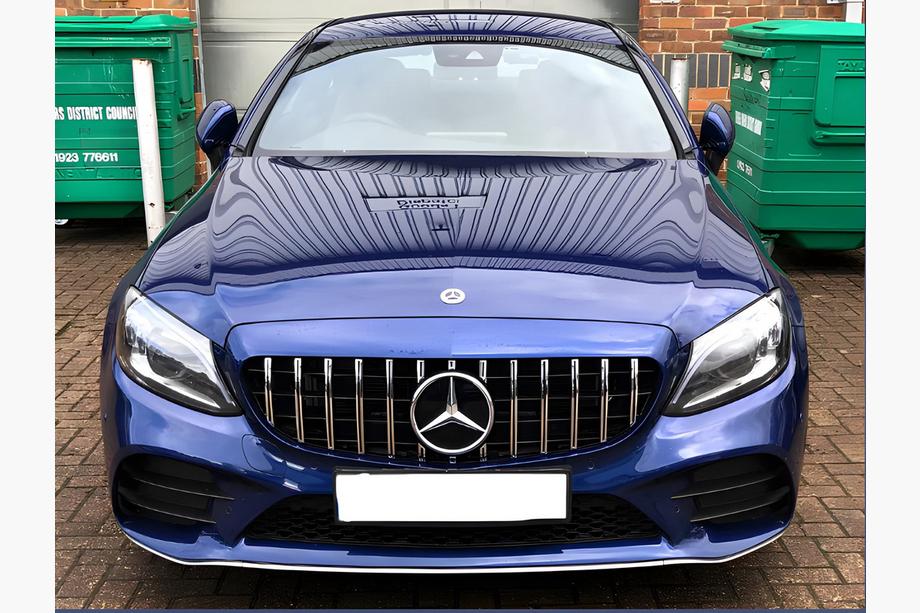 Mercedes C-Class W205 2014–2021 Přední maska Panamericana GT (pro Avantgarde/AMG-Line/C43 AMG) Fotografie 2
