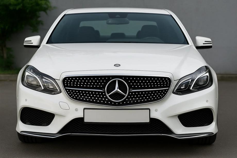 Mercedes E-Class W212 2009–2016 Přední maska chladiče Diamond Black (pro Avantgarde a AMG-Line, 2013-2016) Image