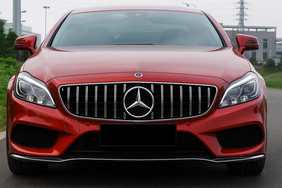 Mercedes CLS C218 2011–2018 Přední maska chladiče s rámečkem 2014-2018 (GT Panamericana) Fotografie 2