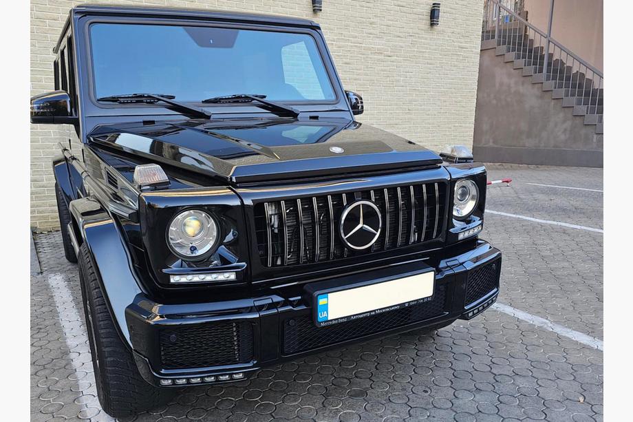 Mercedes G-Class W463 1990–2018 Přední maska (GT, s chromovými lištami) Image