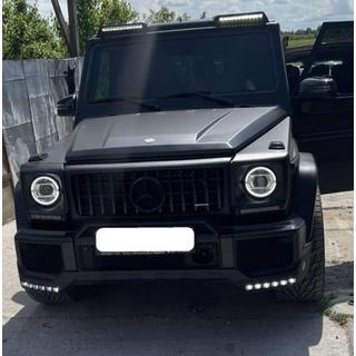 Přední spoilerový lip BRBS s LED pro přední nárazník Mercedes G-Class W463 1990–2018 fotografie 2