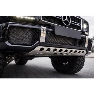 Nerezová ochrana předního nárazníku Mercedes G-Class W463 1990–2018 fotografie 2
