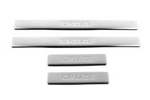 Chevrolet Cruze 2009–2015 Chromové kryty prahů (4 ks, OmsaLine) fotografie 3
