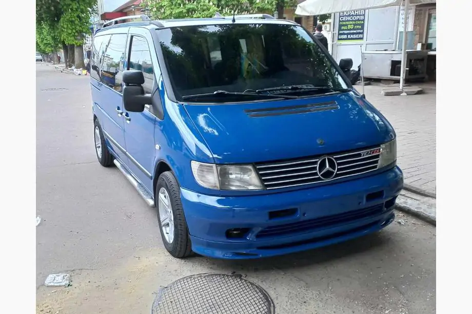Mercedes Vito W638 1996–2003 Spodní lišta nárazníku Brabos Style (k lakování) Image