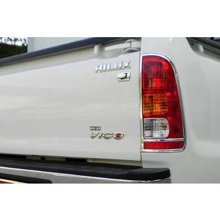 Chromové kryty zadních světel 2004-2008 (2 ks, plast) Toyota Hilux 2006–2015 fotografie 1
