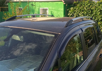 Opel Zafira B 2005–2011 Hliníkové střešní ližiny (Caravan, chrom) fotografie 1