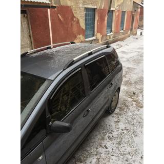 Hliníkové střešní ližiny (Caravan, chrom) Opel Zafira B 2005–2011 fotografie 4