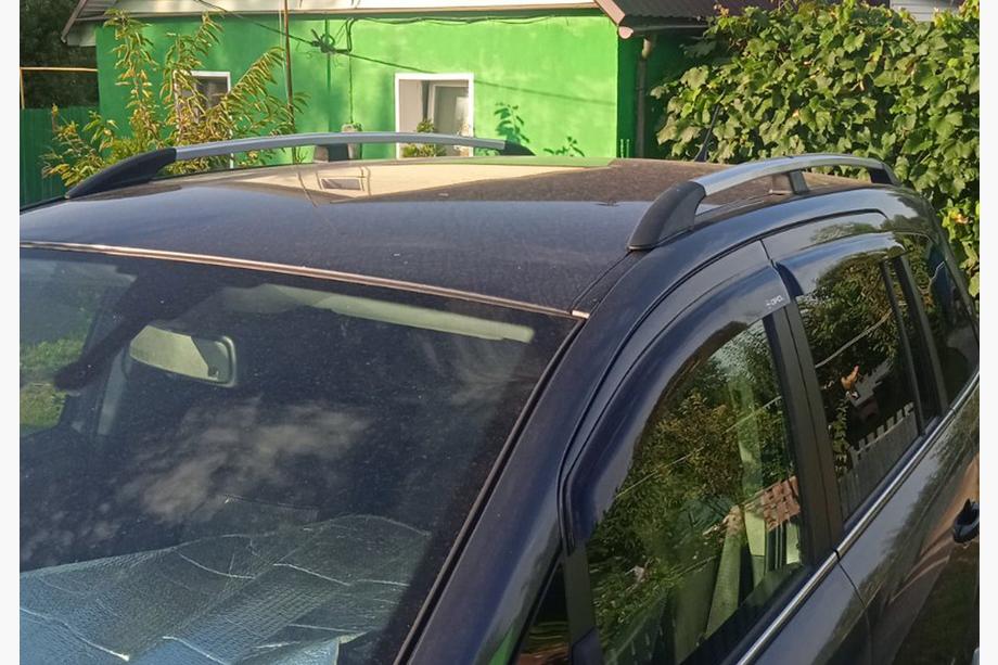 Opel Zafira B 2005–2011 Hliníkové střešní ližiny (Caravan, chrom) Image