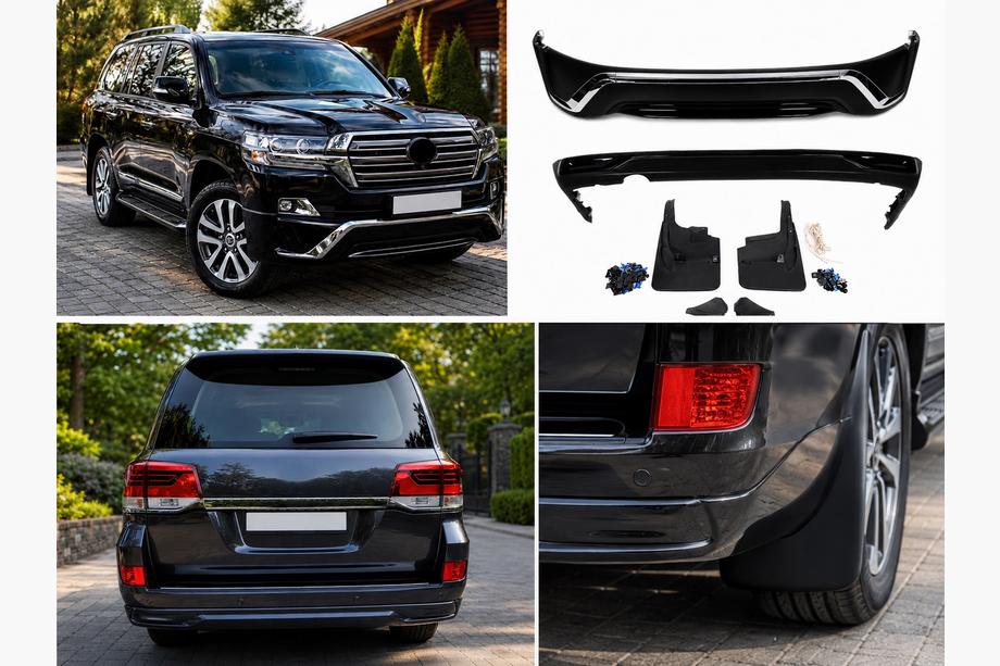 Toyota Land Cruiser 200 2007–2021 Sada body kitu 2016-2021 (Executive 2016) Černá barva Image