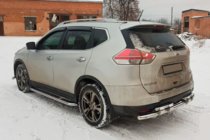 Nissan X-trail T32/Rogue 2014–2021 Zadní ochranný rám NSXT.13.6.B1-08 (nerez) fotografie 4