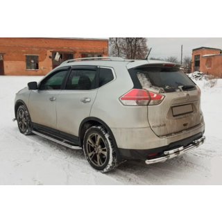 Zadní ochranný rám NSXT.13.6.B1-08 (nerez) Nissan X-trail T32/Rogue 2014–2021 fotografie 4