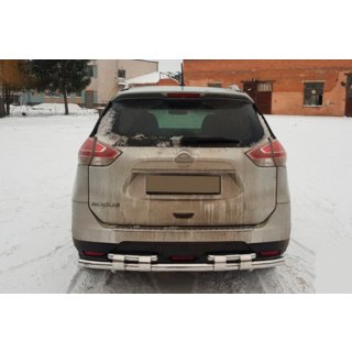 Zadní ochranný rám NSXT.13.6.B1-08 (nerez) Nissan X-trail T32/Rogue 2014–2021 fotografie 1
